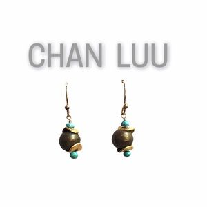 Chan Luu Small Drop Earrings w/ Turquoise